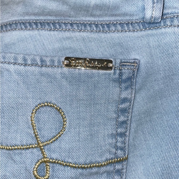 Lilly Pulitzer South Ocean Skinny Crop Jeans Size 0 - Picture 10 of 12